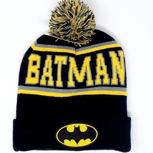 Black & Yellow Batman Beanie